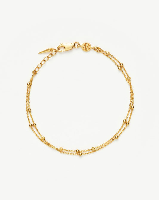 Pulseira de corrente dupla