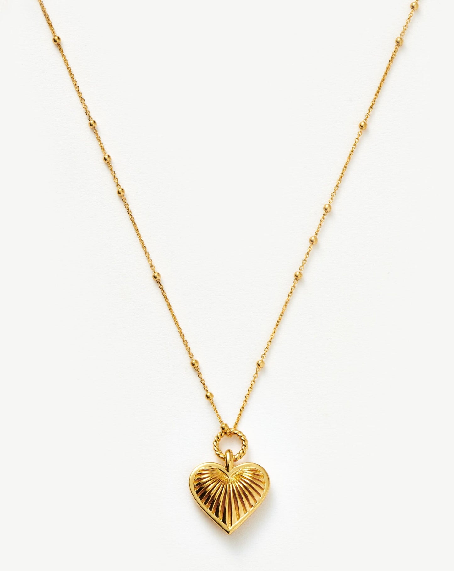 Colar Pingente de Charme de Coração