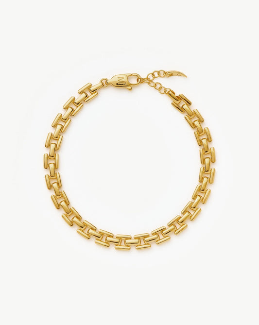 Pulseira de corrente de elos de relógio