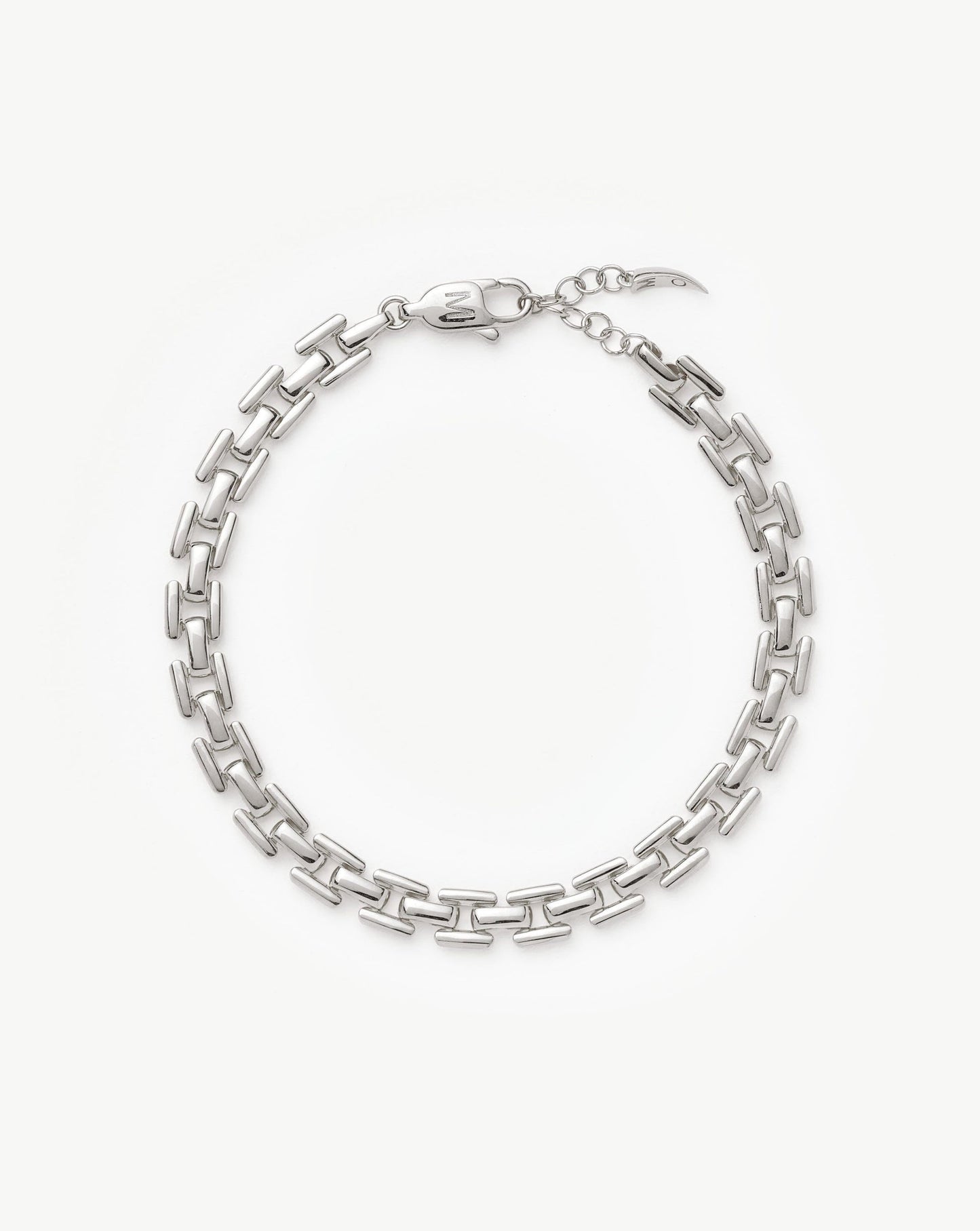 Pulseira de corrente de elos de relógio