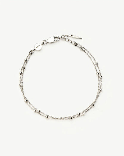 Pulseira de corrente dupla