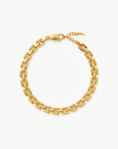 Pulseira de corrente de elos de relógio