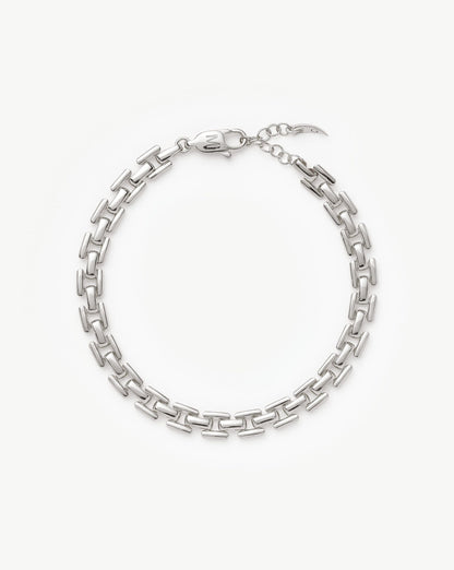 Pulseira de corrente de elos de relógio